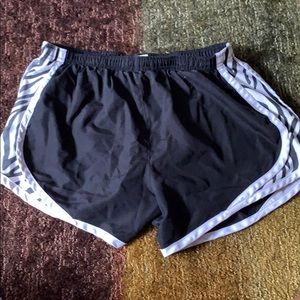 Zebra athletic shorts